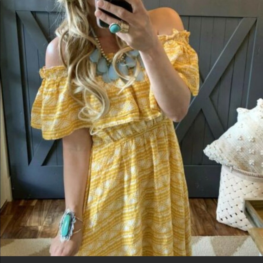 Bohemian print summer dress